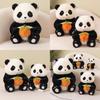 Chengdu Cute Panda Plush Toy Soft Short Fur Stuffed Animal For Play Children