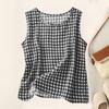 Womens Spring Tops Sleeveless Patterned Summer Shirts for Women Casual Loose Fit Blouse Womens Summer Shirts 2026 Collection