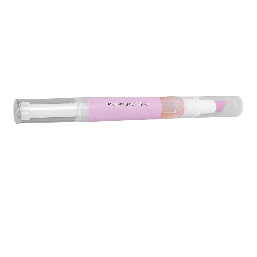 2 in 1 Ceramic Cuticle Pusher Oil Pen Lavender Scented Nail Care Pen Deeply Nourishing for Dry Damaged Nails Ceramic