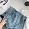 Women's High Waist Lyocell Tencel Wide-Leg Floor-Length Denim Pants - Summer Style