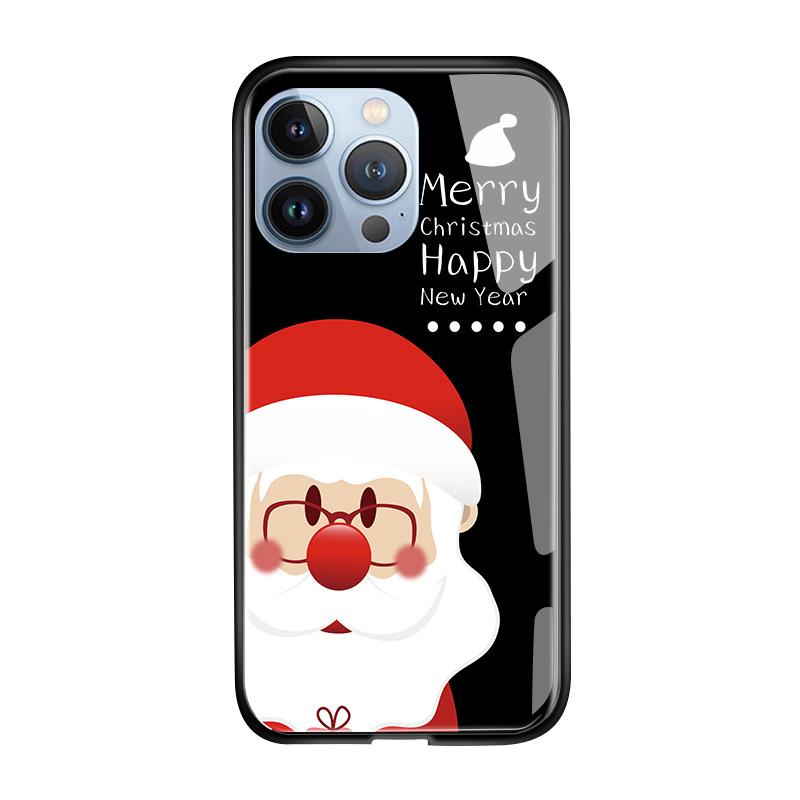 Tempered Glass Phone Case For iPhone 11 12 13 14 15 16 17 Redmi 10 12 14C Note10 Note14 Xiaomi 11Lite PocoC75 Soft Edge Shockproof Smooth Shell