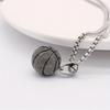 Basketball Shape Pendant Necklace Sports Style For Men Necklace