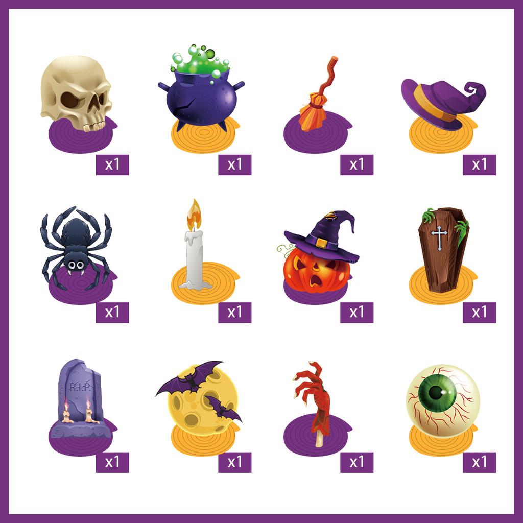 Theme Halloween With Spider Witch Spiral Design Pendant For Festival Venue Decor