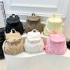 Solid Color Nylon Large Capacity Backpack For Women Travel And Daily Use