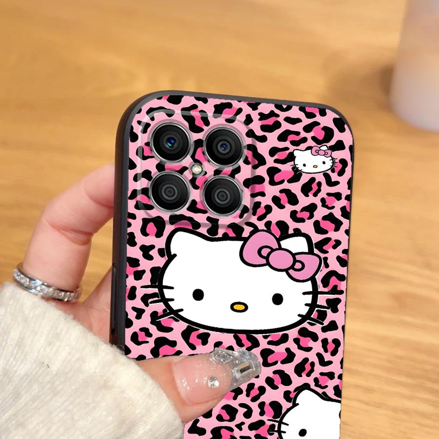 Leopard Hello K-Kittys Funda Phone Cover Case for Huawei P Smart 2019 P20 Lite 2018 P30 P20 Pro P20 P40 Lite