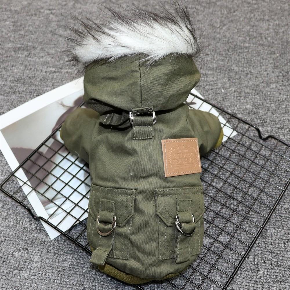 Thicken Warm Winter Dog Coat Hoodie Pet Clothes Pets Jacket Clothing for Small Medium Dogs Cats
