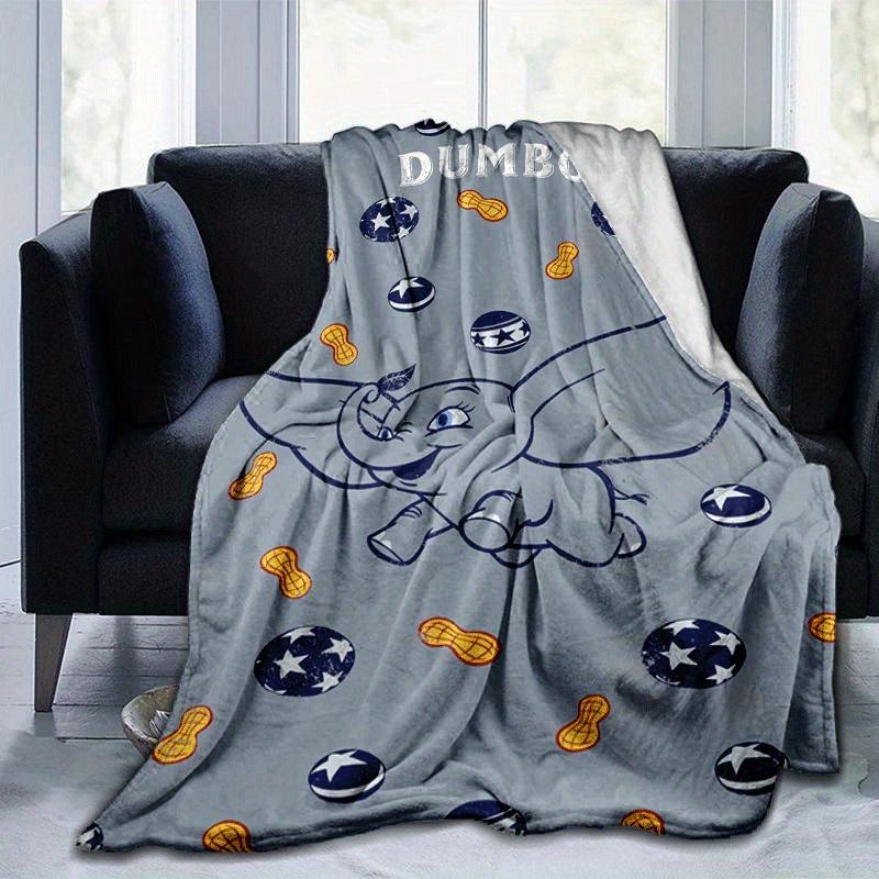 

1pc Dumbo Printing Blanket - Soft, All-Season Throw for Office Blanket, Car, Travel 80cmx120cm(31inx47in)