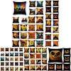 Cotton Linen Halloween Sofa Decor Cushion Cover With Stylish Pumpkin Design