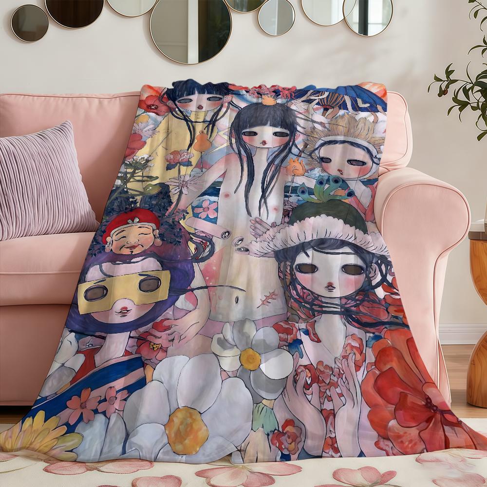 Aya T-TakanoS Cute Blanket Soft Warm Furry Throw Super Kids Toys Bed Sofa Car Cradle