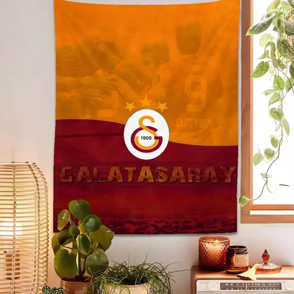 2026 Sports Team Logo Print Wall Tapestry Bold Club Emblem Tapestry For Fans Game Room And Casual Home Decor