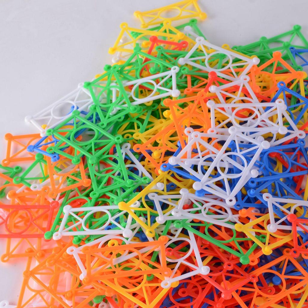 Pädagogische Web-Puzzle-Bausteine für Kinder - Weichgummi, Tischmontagespielzeug für den Kindergarten