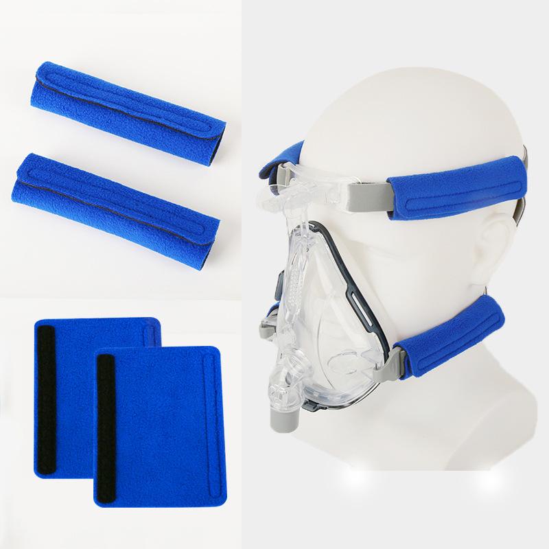 4 Stück CPAP-Maskenband-Abdeckungen, CPAP-Maskenband-Komfortpolster, CPAP-Gesichtspolster, Bequeme Zubehörteile, Maskenabdeckung Universal und Wiederverwendbare Polster