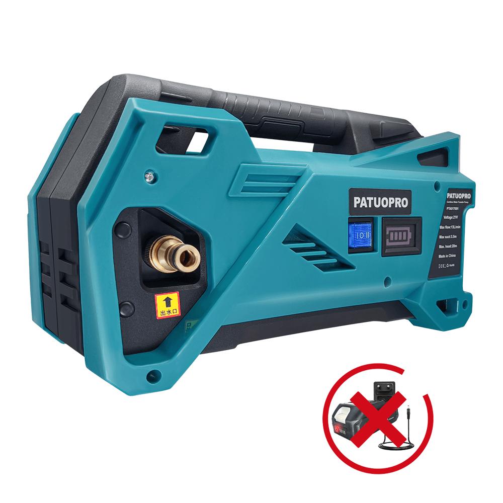 PATUOPRO 500W Cordless Watering Machine Electric Water Pump Rechargeable Pump Garden Watering Power Tools For Makita 18V Battery