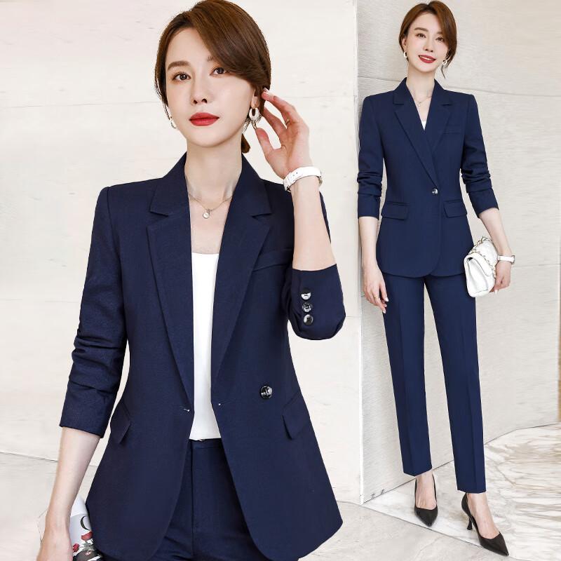 Women's Professional Slim-Fit Suit Set