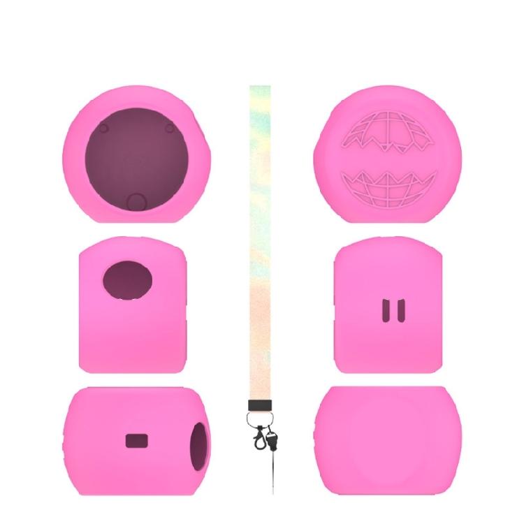 Water Resistant Silicone Case For Punirunes Digital Pet Toy Soft Shockproof Protective Sleeve Covers with Lanyard