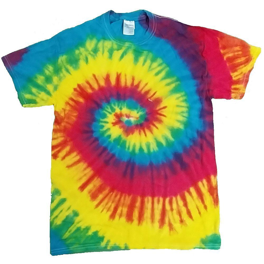Rainbow Swirl Tie-Dye T-Shirt S