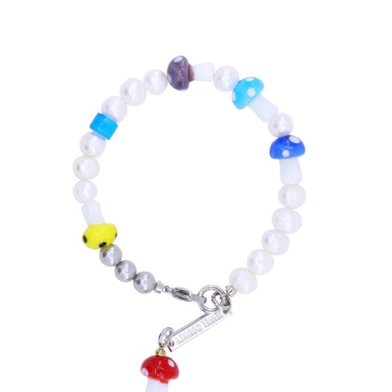 jewelCOUNTY HAPPY THINGS MUSHROOM BEADS BRACELET