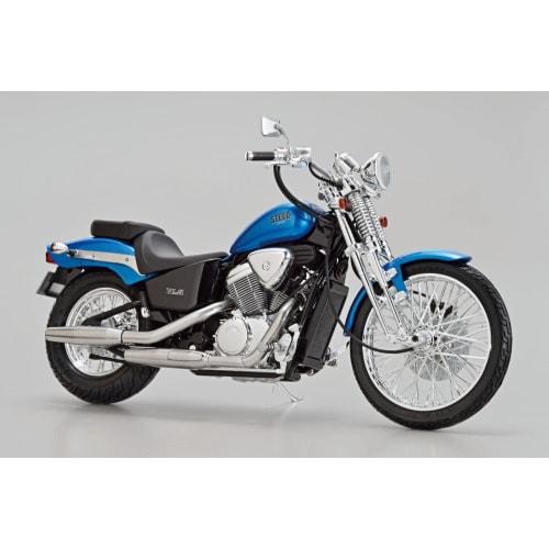 Aoshima Bunka Kyozai (AOSHIMA) 1/12 Scale The Bike Series No. 19 Honda NC37 Steed VLS 1998 Plastic Model Kit, Pre-Molded Color