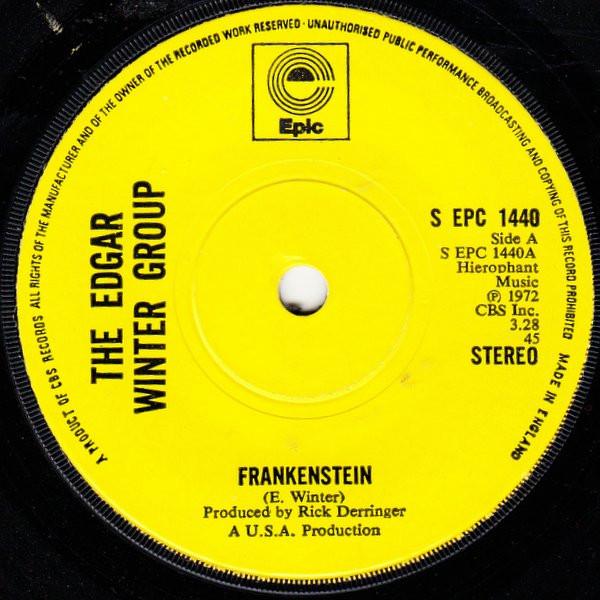 7inch Record EDGAR WINTER GROUP Frankenstein SEPC1440 Epic 1972 UK Rock Used