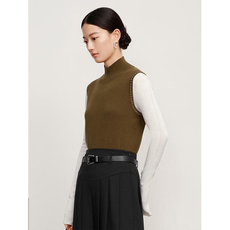 Jiu Zi Anna Kou Women's Sophisticated Casual Long-Sleeve Knit Sweater