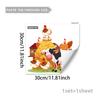 Cartoon Farm Animals Wall Sticker PVC Self-Adhesive Removable for Kitchen Bedroom Living Room Background Wall Home Decor Art