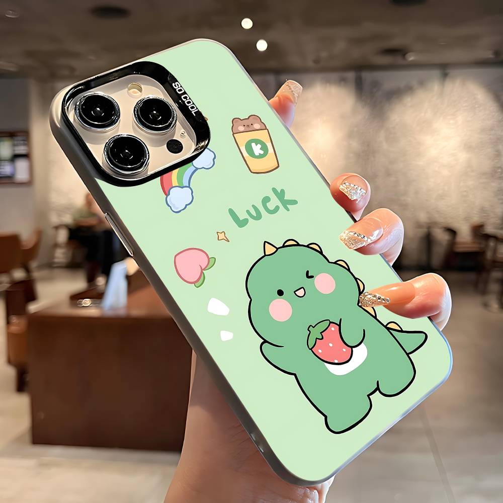 

Cute Dinosaur Phone Case For IPhone 17 16 15 14 13 12 11 Pro Max Plus X XR XS Max Shockproof Bumper Cover iphone11Pro