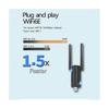 USB 3.0 WiFi Adapter with 5400Mbps WiFi 6E Network Card - Band 2.4G 5G and 6G WiFi Dongle for 11ac Compatibility