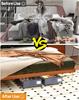 Under Bed Storage With Wheels, 2 Pack Square Containers, 60L Bins, Rolling Metal Drawer for Clothes, Blankets, Shoes