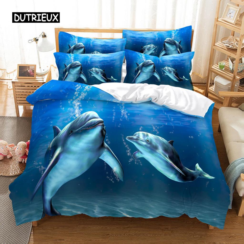 Sea Turtle Set Duvet Cover Set 3d Bedding Digital Printing Bed Linen Queen Size Bedding Set Fashion Design