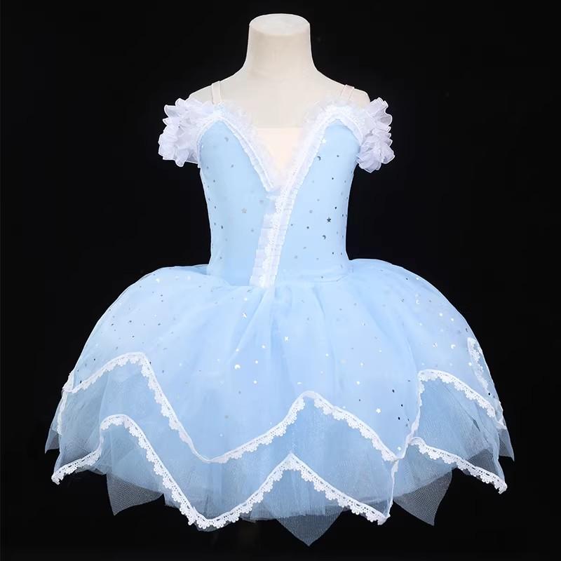 Fashion Ballet Dress Stage Performance Costume Girl's Ballerina Outfit Children's Clothes Ballet Dance Wear Summer Dresses