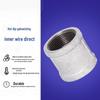 Galvanized Malleable Steel Female Thread Pipe Coupling, DN20 (3/4-inch)