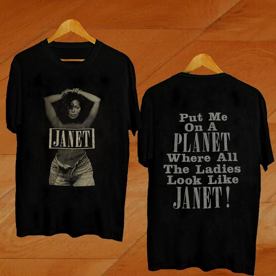 

janet jackson put me on a planet heavy tee Unisex T-Shirt S