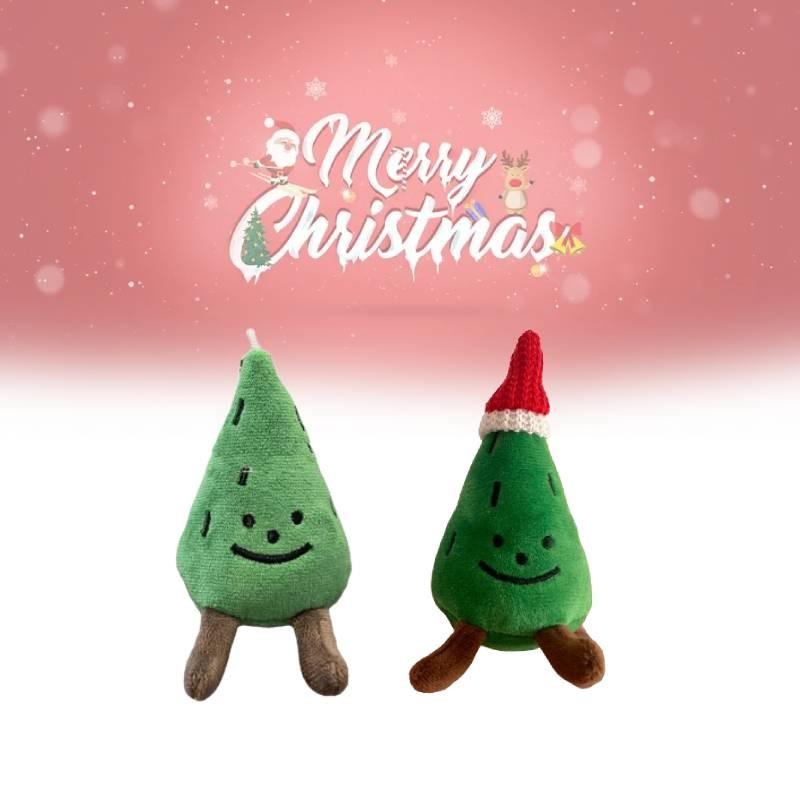 Tree Christmas Keychain Cute Decorative Plush Toy Pendant Doll Gift Decoration