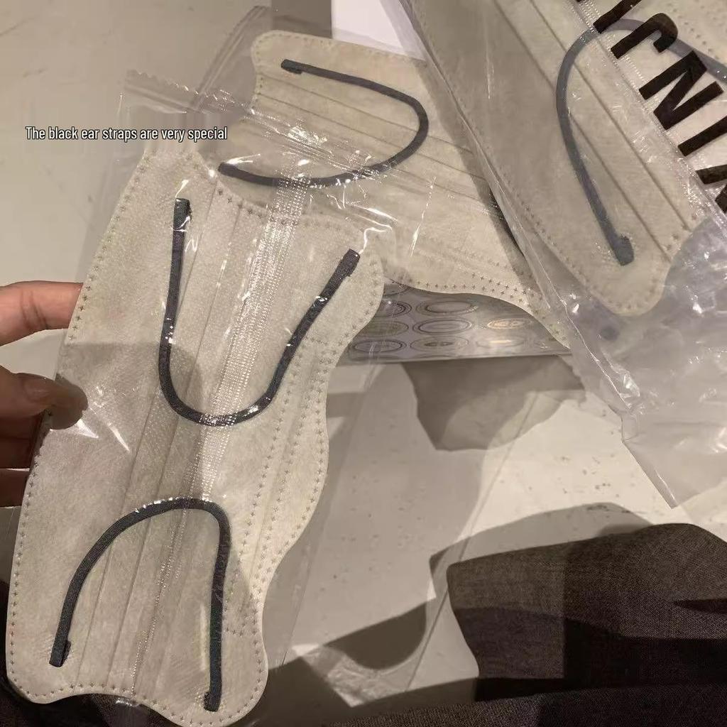 Vysoce kvalitní dámská jednorázová maska V Face Butterfly Morandi - Ochranná, Tenká, Zvýrazňuje malý obličej, Ochrana koutků očí