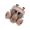 M04 Full Face Cover M05 Prop Biochemical Gas Face Shield with Dual Fan Filter Tanks UV Proof Sunglasses Lens
