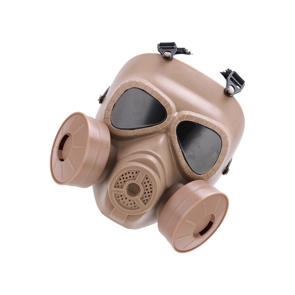 M04 Full Face Cover M05 Prop Biochemical Gas Face Shield with Dual Fan Filter Tanks UV Proof Sunglasses Lens