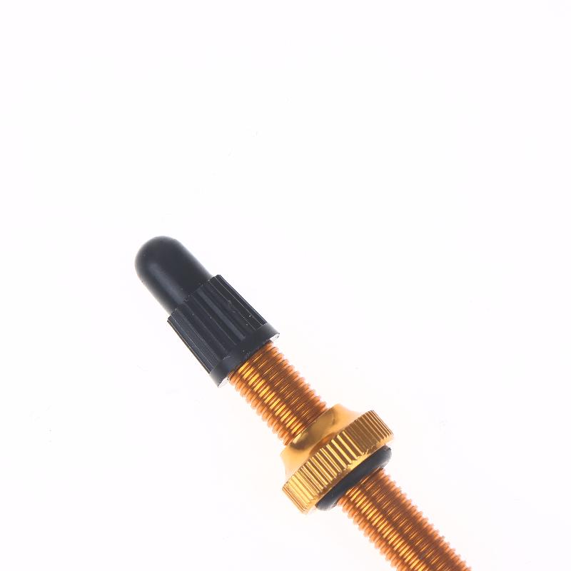 2Pcs Tire Nozzle Cap 40/60Mm Bike Tubeless Valve F/V Presta Cnc Machined Anodized  Road Bicycle Tire Valves Tubeless