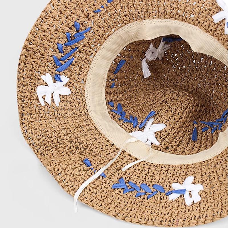 Sweet Bucket Hat Vintage Sun Protection Cap Summer Sun Hat Soft Foldable Fisherman Cap For Women Girls Outdoor Sunshade Hat
