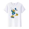 Kawaii Donald Duck Plus Size Tee Ladies Graphic Clothes Summer Women Short Sleeve T-shirt Disney Cartoon Men Tshirt Female Tops