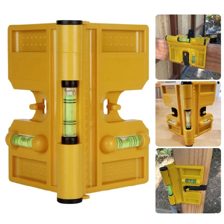 Auto Adjusting Magnetic Leveler Measurement Device With Folding Design and Three Bubble Indicators for Pipe Installation