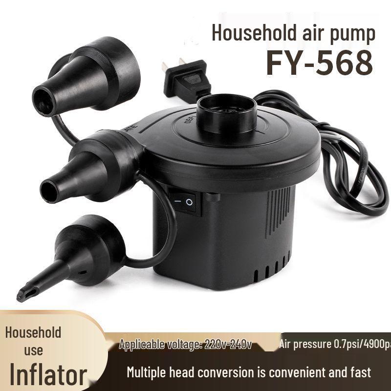 Electric Pump for Inflatables: Air Mattress, Swimming Rings, Toys & Compression Bags