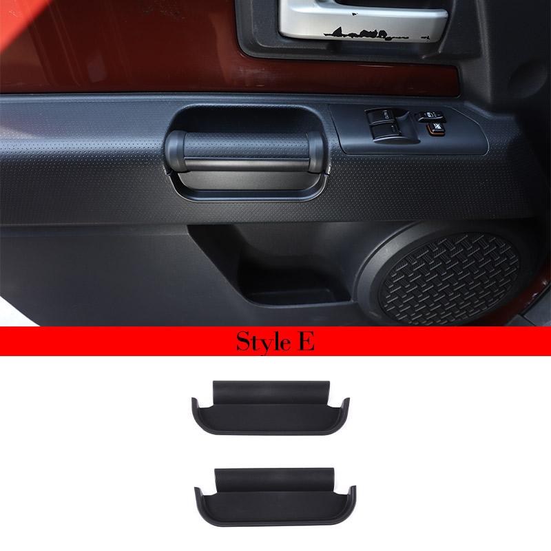 LHD For Toyota FJ Cruiser 2007- Black Car Center Console Gear Side Storage Box Phone Box Car Interior Accessories