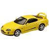 HobbyJAPAN HJ64 1/64 Toyota Supra RZ JZA80 Литая модель автомобиля Супер-яркий желтый