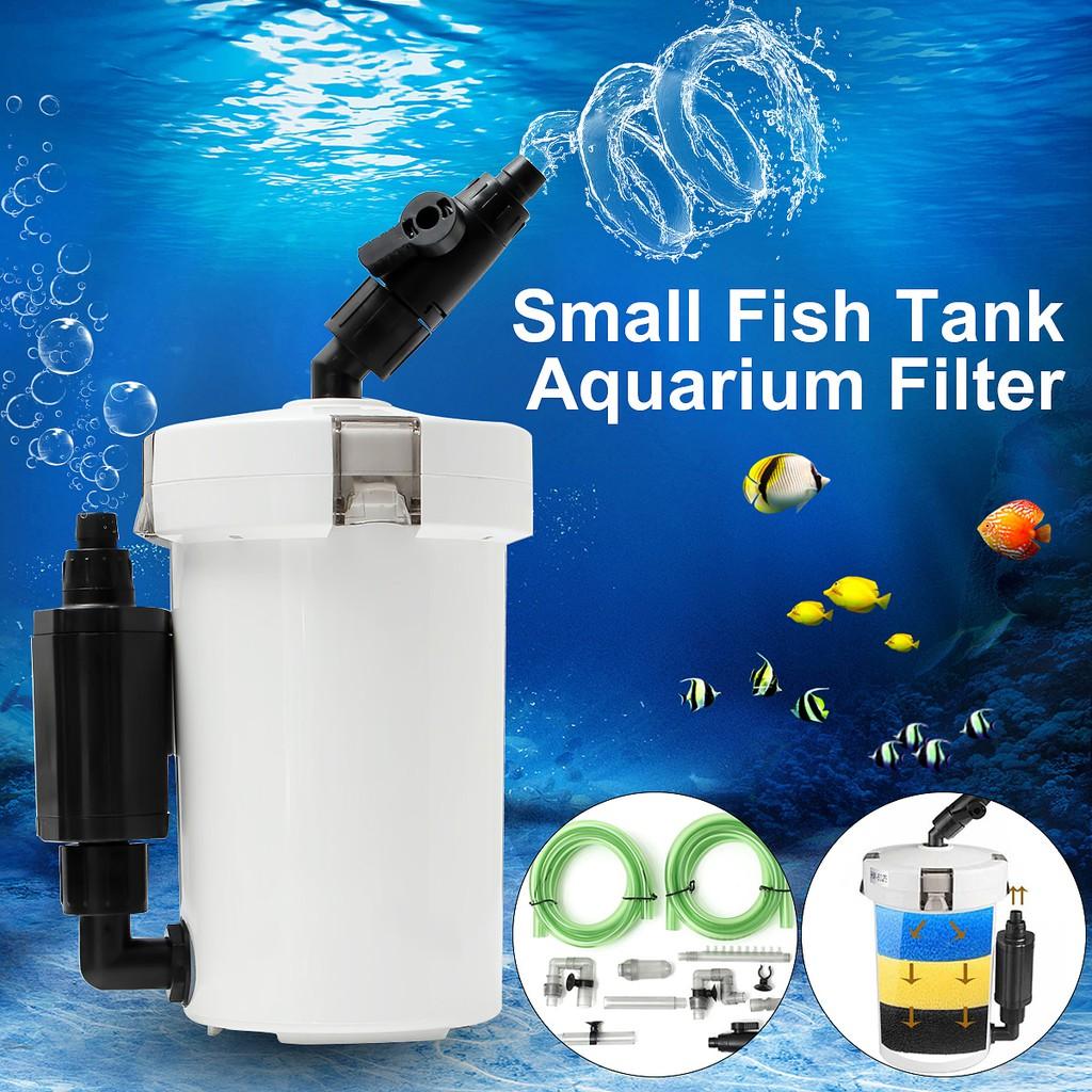 HW-603BL 6W External Canister Filter Table Top Aquarium Fish Tank 400L/h Mini Aquarium External Canister Filter 1Pcs