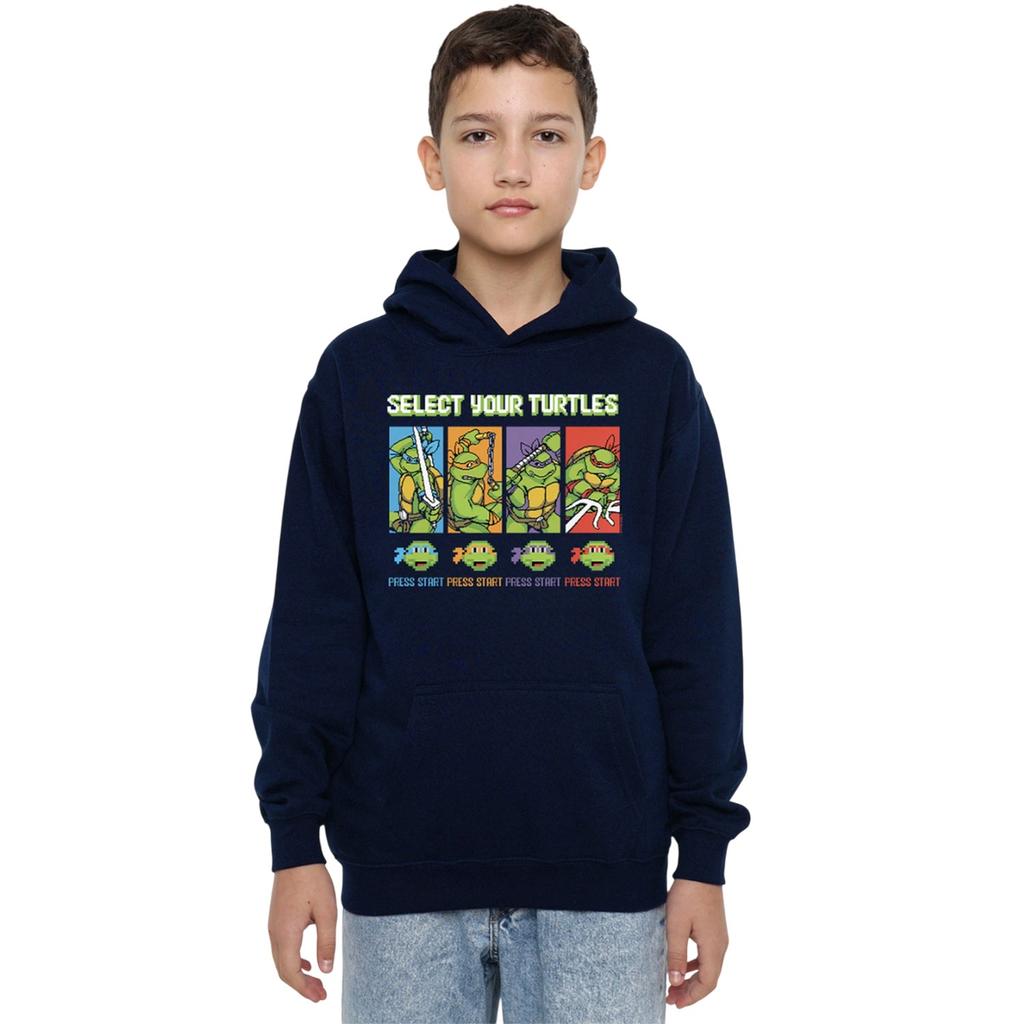 TMNT Childrens/Kids Gamer Turtles Pullover Hoodie