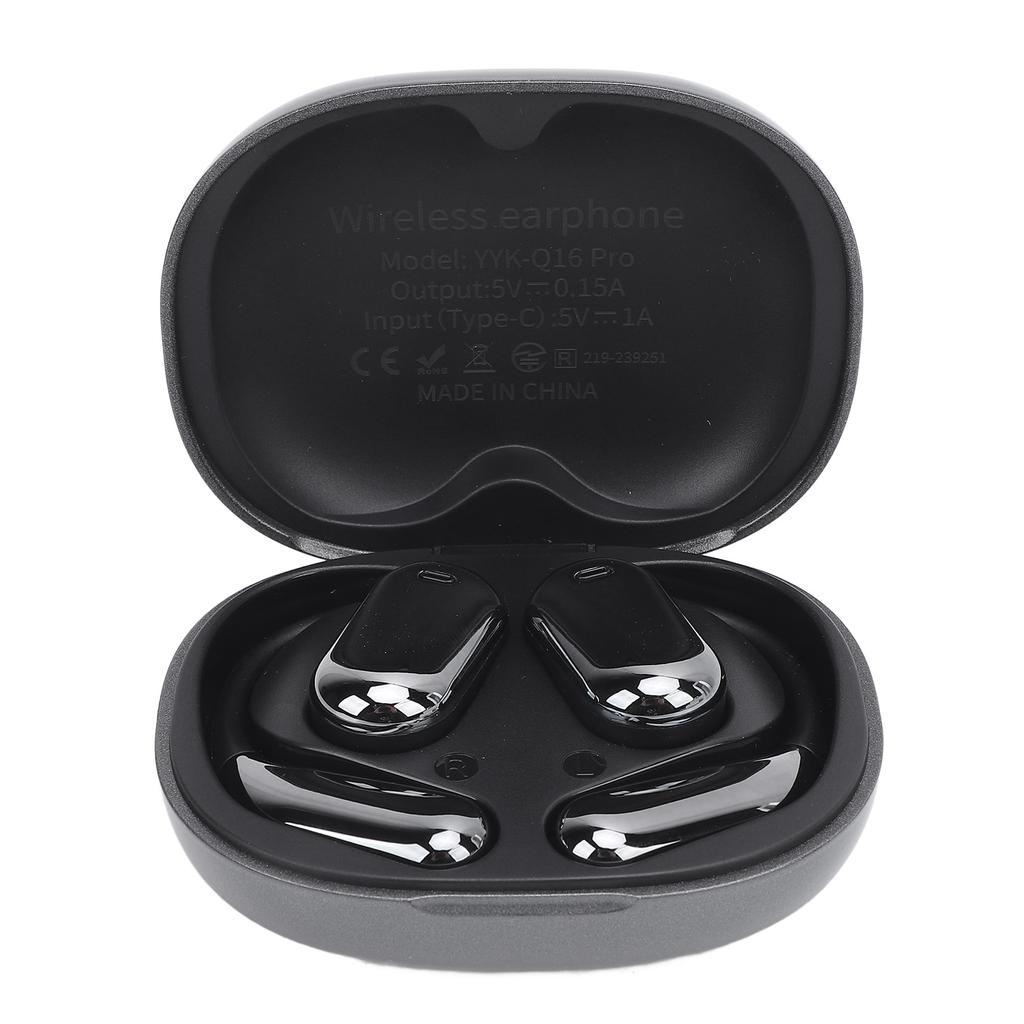 LCD-Touchscreen 3-in-1-Sprachübersetzer-Ohrhörer Bluetooth 5.4 mit APP IPX6 Wasserbeständige KI