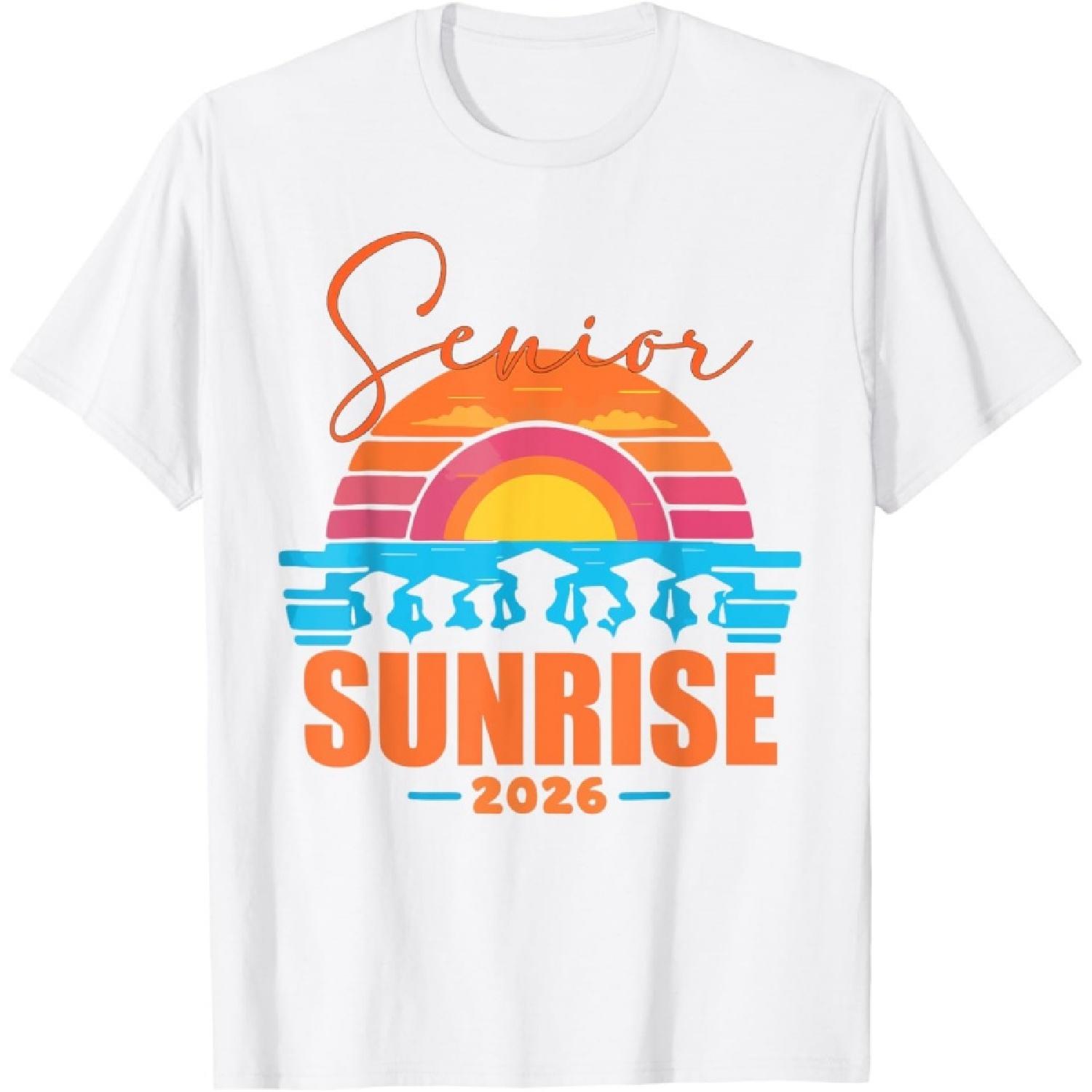 Винтажная футболка для выпускников SENIOR SUNRISE 2026(13) S