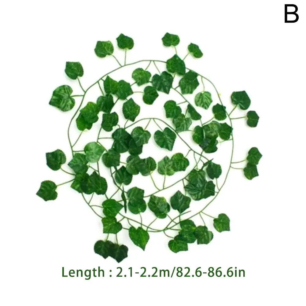 

Artificial Ivy Leaf Garland Plant Green Ivy Wreath Fake Vines Ivy Leaves For Wedding Party Room Artificial Liana for Decoration