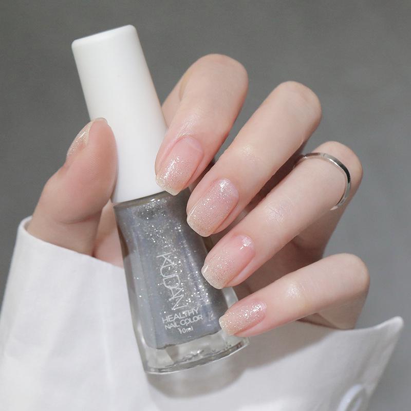 Water-based Peelable Odorless Quick-Dry Nail Polish Top Coat & Strengthener