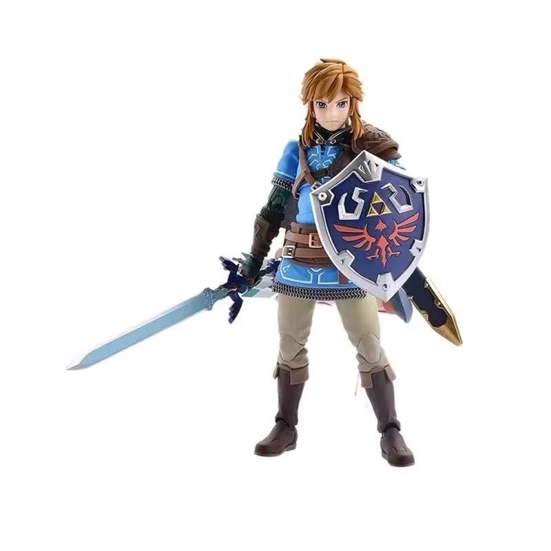 Figma626 Link the Legend of Zelda: Tears of the Kingdom Wild Breath Mobile Handheld Anime Toy Action Figure In Stock
